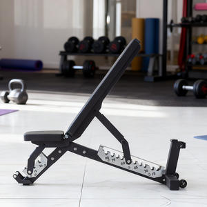 Macchina da banco per manubri regolabile durevole per uso domestico e commerciale con telaio in acciaio per pressa a spalla e peso - Product Image 4