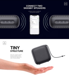 Altavoz Inteligente Portátil <span class=keywords><strong>Havit</strong></span> Sk838Bt con Asistente de Voz, Mini Altavoz con AUX y Radio FM - Product Image 5