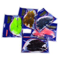 Nouveau lot de 5 leurres souples en PVC côtelé de 75 mm et 6 g, type ver, pour la pêche à la perche, à la truite, au bar et au brochet, avec tête de jig, leurres nageurs