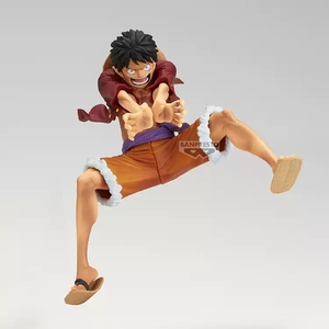 ของแท้จาก <span class=keywords><strong>Banpresto</strong></span> ลิขสิทธิ์แท้ สำหรับโมเดล Monkey D. Luffy ขนาด 1/12 ของสะสมอนิเมะ วัสดุ PVC ABS ของตกแต่งโต๊ะ ของขวัญสำหรับนักสะสม - Product Image 1