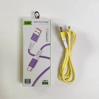 Kabel pengisi daya Cepat TPE 1M, kabel Data USB mikro 3.0 pencahayaan tipe-c bahan tembaga murni untuk Iphone Samsung