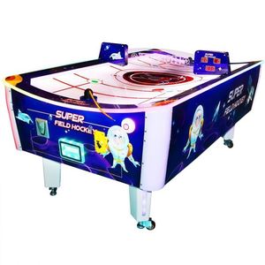 อุปกรณ์เกมฮอกกี้อิเล็กทรอนิกส์แบบพื้นผิวโค้งนิ่งตัวได้ ได้รับความนิยมอย่างมากในหมู่เด็กๆ และมักใช้สำหรับการแข่งขันแบบอินเทอร์แอคทีฟ - Product Image 6