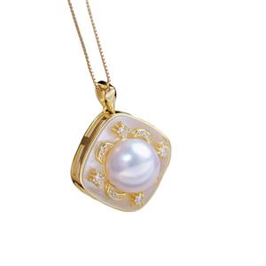 Pendentif en argent S925 DIY, perles de 9 à 111 mm, coquille vide, collier en jade, accessoires de perles, catégorie de produit : colliers de perles, modèle 31141 - Product Image 5