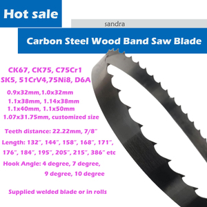 Lames de <span class=keywords><strong>scie</strong></span> <span class=keywords><strong>à</strong></span> <span class=keywords><strong>ruban</strong></span> pour scierie de 158 pouces pour le sciage du <span class=keywords><strong>bois</strong></span> tendre et du <span class=keywords><strong>bois</strong></span> <span class=keywords><strong>dur</strong></span> - Product Image 6
