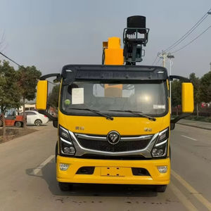 Grue montée sur camion CLW 5 tonnes, hauteur de levage 20 m, flèche télescopique, système entièrement hydraulique, boîte de vitesses Parker, pompe moteur - Product Image 1