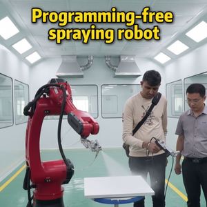 Brazo Robótico Industrial de 6 Ejes, Motor PLC, para Pintura y Pulverización de Autopartes, Carga Útil de 10 kg, Programación Gratuita - Product Image 1