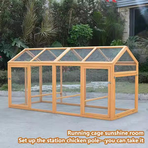 लक्जरी लकड़ी के ढहने वाले चिकन कोप खरगोश के लिए कबूतर कोप बिल्ली के घर के साथ चिकन खरगोश कबूतर बिल्ली के लिए - Product Image 5