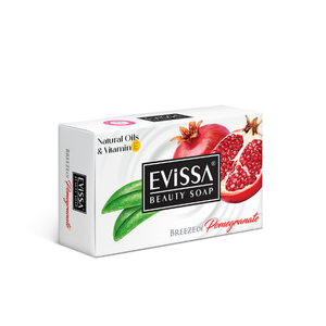 สบู่ก้อนทับทิมธรรมชาติ 141 กรัม ช่วยเพิ่มความชุ่มชื้น สดชื่น ไม่มีสารเคมีรุนแรง ฟื้นฟูผิวสะอาดสดใส 24 ก้อน EVISSA - Product Image 1