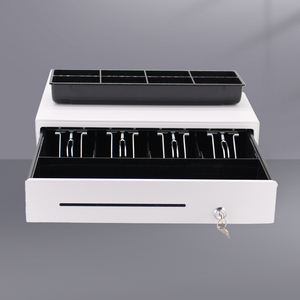 Tiroir-caisse double étage robuste en métal pour <span class=keywords><strong>paiement</strong></span> électronique HER-415 pour supermarché - Product Image 3
