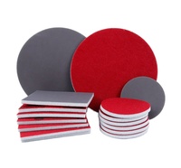 Disco Abrasivo de 3 Pulgadas con Velcro, Óxido de Aluminio Medio, Esponja de Lijado Antiobstrucción, OEM, para Preparación de Pintura, Amoladoras, 5mm de Alto