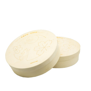 Antique Free Sample Custom Food Grade Heat Resistant Fridge Storage Pine/Rubber Wooden Round Pie Mozzarella Camembert Cheese Box