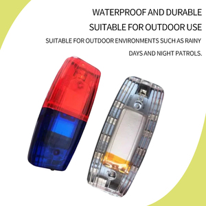 Feux de signalisation de sécurité à LED en aluminium et PC, résistants aux chutes, alimentés par batterie, pour la <span class=keywords><strong>conduite</strong></span> nocturne et les patrouilles d'urgence - Product Image 2