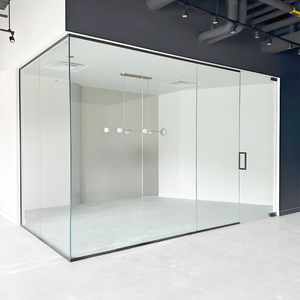 División de Espacios de Oficina con Paneles de Vidrio sin Marco de Diseño Personalizado, Solución Profesional, Estética Elegante y Moderna - Product Image 3