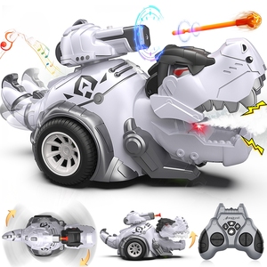 <span class=keywords><strong>Robot</strong></span> T-Rex Programable con <span class=keywords><strong>Control</strong></span> <span class=keywords><strong>Remoto</strong></span> 2.4G, con Función <span class=keywords><strong>de</strong></span> Pulverización y Lanzador <span class=keywords><strong>de</strong></span> Proyectiles para Niños, Dinosaurio <span class=keywords><strong>de</strong></span> Juguete con Funciones Interactivas - Product Image 1