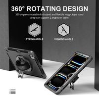 [Promotion de festival] Étui robuste rotatif à 360° pour iPad Pro 7 7e génération, étui de tablette robuste pour iPad Pro 11 2024