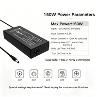 Adaptateur d'alimentation MYIXI 52V 7V 7.9V 12.6V 5A 10A 4A 3A 2A pour commutateur PoE, sortie AC/DC 21V 12V USB-C 5V 4.0*1.7mm