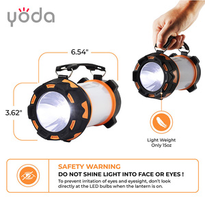 6 modos 3600mAh uso bidireccional gancho colgante ABS cuerpo recargable LED linterna de Camping para senderismo pesca huracanes - Product Image 6