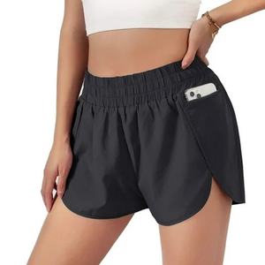 Shorts Bermuda 100% Coton Taille Mi-Haute avec Cordon de Serrage Séchage Rapide Respirant Sportif pour Femme – Vente Directe Usine - Product Image 1