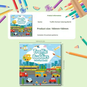 Livre <span class=keywords><strong>de</strong></span> coloriage créatif et écologique pour enfants, motifs <span class=keywords><strong>animaux</strong></span> <span class=keywords><strong>de</strong></span> <span class=keywords><strong>dessin</strong></span> animé, éducation précoce, 4-6 ans, DIY, vente chaude - Product Image 6