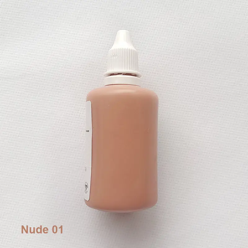 Großhandel Nude Color Pigment1000ml Ölige Kosmetik Super feine glänzende flüssige Pigmente Lip Liquid Colors