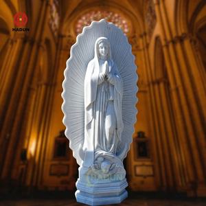 Escultura clásica de mármol blanco Virgen estatua de Nuestra Señora <span class=keywords><strong>Guadalupe</strong></span> para Iglesia - Product Image 2
