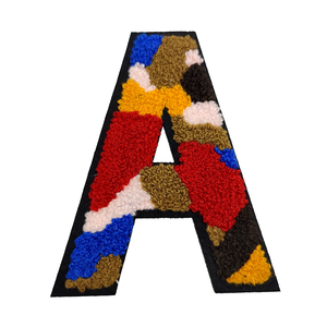 แผ่นผ้าปักลายดอกไม้สีสันสดใสตกแต่งด้วยตัวอักษรสำหรับเสื้อผ้า/กระเป๋า - Product Image 5