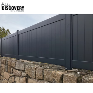 Panneaux de clôture de confidentialité en aluminium Ferro Slat Facile à assembler Modèle <span class=keywords><strong>3D</strong></span> Cadre en <span class=keywords><strong>bois</strong></span> Conception simple Usage résidentiel Pression naturelle - Product Image 3