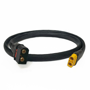 QS8S kabel ekstensi QS8-S antipercikan biru, kabel ekstensi QS8S hitam antipercikan untuk pria dan wanita - Product Image 4