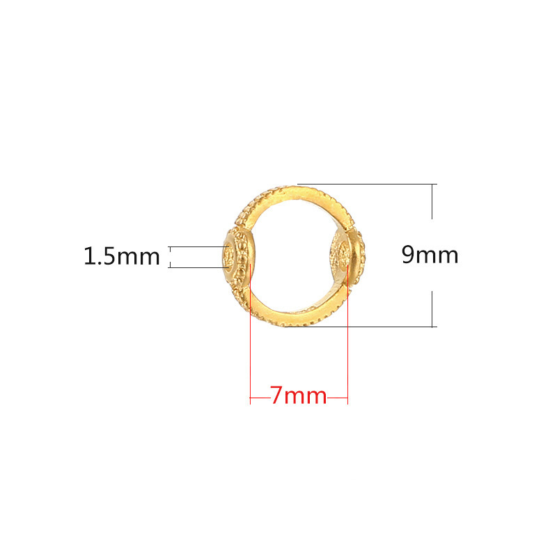 Gold-fit 7mm beads