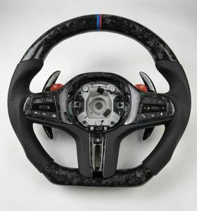 พวงมาลัยสปอร์ตแอลอีดีทำจากคาร์บอนไฟเบอร์สำหรับรถสปอร์ตสำหรับ G20รถ <span class=keywords><strong>BMW</strong></span> G22 G30 G31 G32 G42 G80 X3 X4 M3 M4 X5m M440i M340i - Product Image 3