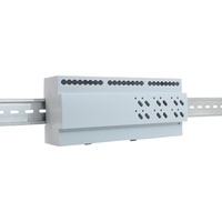 Boîte de commande LED en plastique ABS, résistante aux flammes, UL94-V0, boîte en plastique pour compteur d'énergie électrique, boîtier pour rail DIN