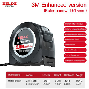 DELIXI Cinta Métrica Láser de Acero Inoxidable con Logotipo Personalizado, Hoja de Doble Cara (60 Carbon), Diseño Retráctil para Mediciones Corporales - Product Image 2