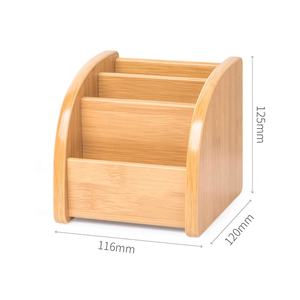 מוצרים חמים רב תכליתי עיפרון כוס שולחן העבודה אחסון תיק במבוק עץ עט בעל - Product Image 6