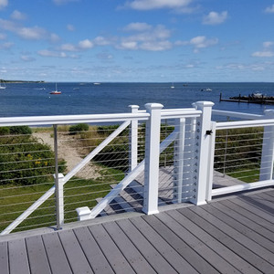 Balustrade <span class=keywords><strong>de</strong></span> sécurité moderne pour <span class=keywords><strong>balcon</strong></span> <span class=keywords><strong>en</strong></span> acier inoxydable et <span class=keywords><strong>bois</strong></span> pour hôtel - Product Image 2