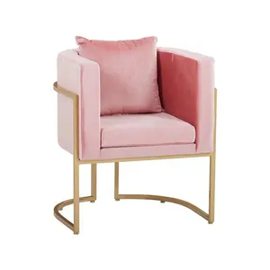 Set Meja Manikur dan Kursi Pedikur Warna Pink Salon Kuku Modern Mewah