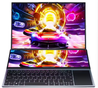 Ordinateur portable de jeu professionnel Intel I7 9750H Core 16,1 pouces + 14 pouces double écran IPS 1920x1200 Windows 11, corps métallique, neuf