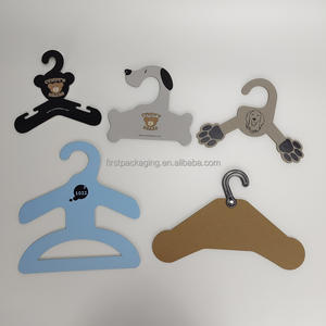 Оптовая продажа, биоразлагаемая картонная вешалка для одежды для собак, перерабатываемая вешалка для домашних животных для куклы - Product Image 6