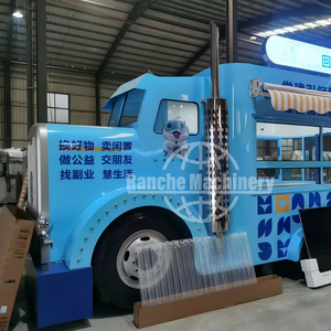 Camion de restauration mobile de 5,65 m pour la vente de café en plein air, remorque de restauration rétro, camion de nourriture à vendre avec équipements - Product Image 1