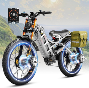 จักรยานไฟฟ้า Eahora Romeo Pro 2 รุ่นปรับแต่งพิเศษ โช้คหน้าอะลูมิเนียมหนาพิเศษ ระยะทางวิ่งไกล 200 ไมล์ มอเตอร์คู่ พร้อมปุ่มเปิด-ปิด - Product Image 6