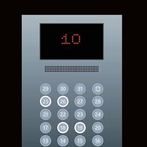 Rétroéclairage d'ascenseur écoénergétique avec plaque diffuseur de lumière PC pour bouton d'ascenseur commercial Rina Tech - Product Image 4
