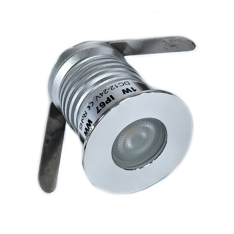 Waterproof IP67 3W Outdoor Recessed LED Step Stair Light 12V 24V Underground Led Path Floor Deck Courtesy Light