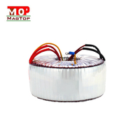 Transformateur d'isolement toroïdal de puissance 110V 220V bobines d'aluminium de cuivre de sortie de fréquence de topologie de retour triphasé