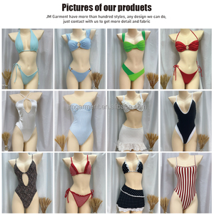 Nuevo Diseño 2026, Bikini Personalizable con Acabado Azul Brillante y Rayas, Bikini sin Tirantes, Sexy, para Mujer, Traje de Baño, Gran Venta, para <span class=keywords><strong>Club</strong></span> de Playa - Product Image 3