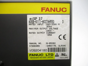 Variateur Fanuc A06B-6111-H037 # Contrôleur de moteur AC H550 Série C A06B-6111-H037 # Amplificateurs H570 A06B-6111-H045 - Product Image 4