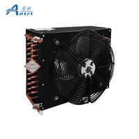 Unité de condensation compacte d'occasion en alliage d'aluminium avec compresseur, serpentin refroidi par air, ventilateurs, refroidisseur, échangeur de chaleur pour la réfrigération