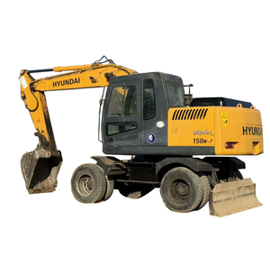 Excavadora de Ruedas Hyundai 150W-7 con Cucharón de Excavación, Equipo de Construcción Usado - Product Image 1