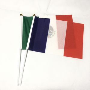 100% из полиэстера, рекламные, на заказ, грузинские, Нидерландские мини-стики, флаг, ручной развевающиеся флаги, все страны - Product Image 4