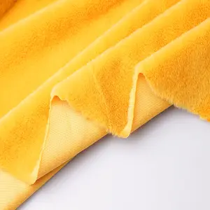 Tissu velours organza tricoté à couleur unie, étoffe personnalisée super doux, livraison gratuite