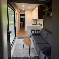 Kit de maison conteneur modulaire préfabriquée de 20 pieds, modèle 2026, en promotion, importé de Chine