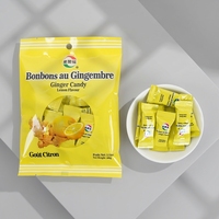 Hoogwaardige zoete gember snoepjes, harde snoepjes, kruiden & specerijen smaak, fruitsmaak, koel droge opslag, zakverpakking